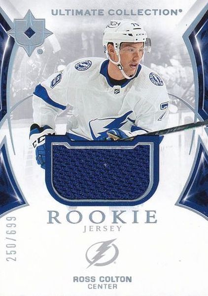 jersey RC karta ROSS COLTON 21-22 UD Ultimate Rookie Jersey /699